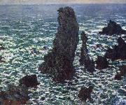 Claude Monet Rocks at Belle-lle Sweden oil painting reproduction